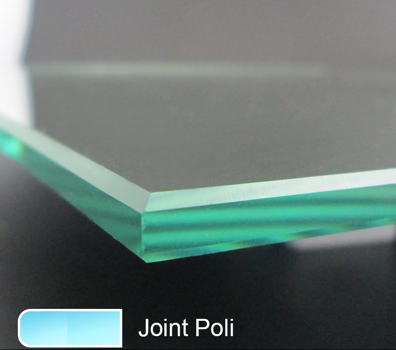 Étagère en Verre sur Mesure : maximiser l’espace avec panache ! 4 finition joint poli vitre sur mesure